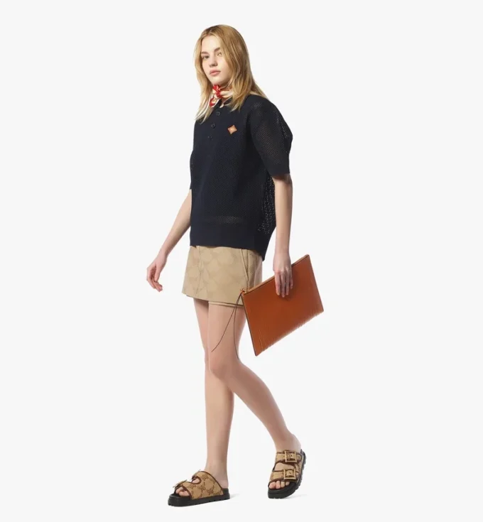 Aren Crossbody en cuir nappa