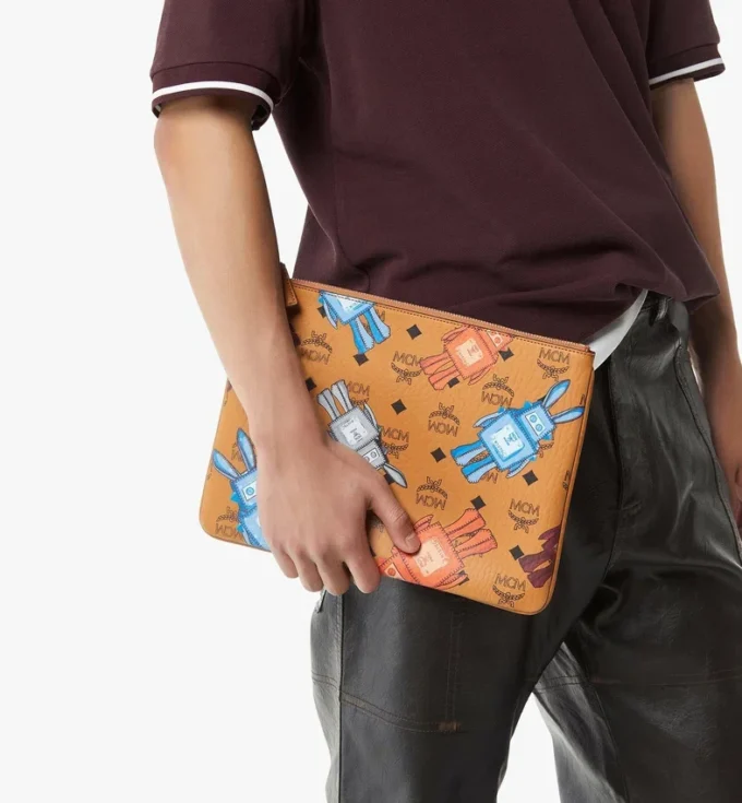 Aren Crossbody Pouch en Visetos Rabot