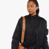 Bandoulière à boucle Aren en Visetos