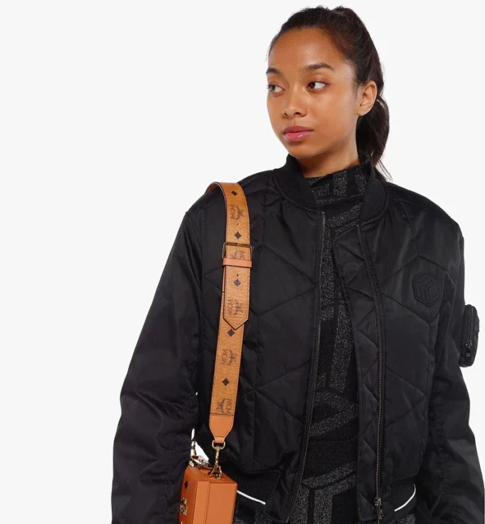 Bandoulière à boucle Aren en Visetos
