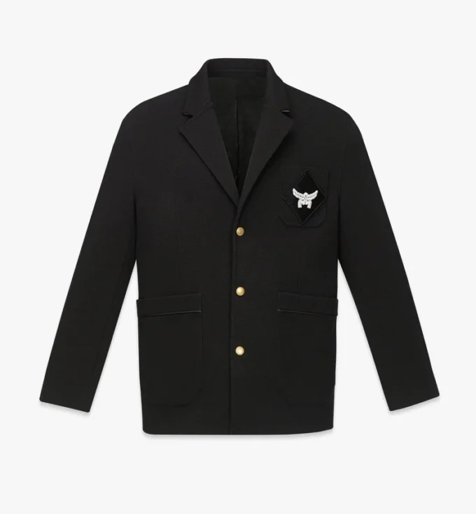 Blazer en Ponte avec écusson logo
