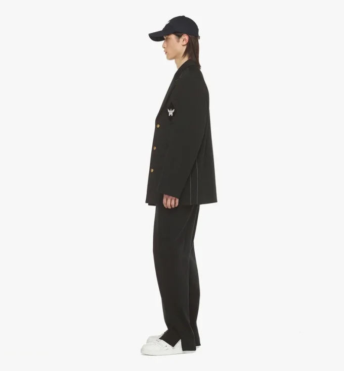 Blazer en Ponte avec écusson logo