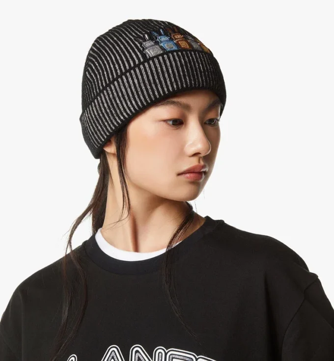 Bonnet Rabot en laine lurex