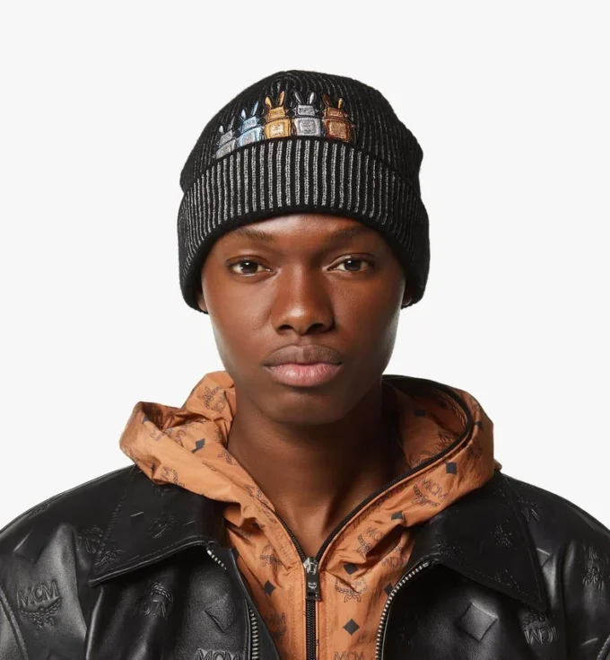 Bonnet Rabot en laine lurex