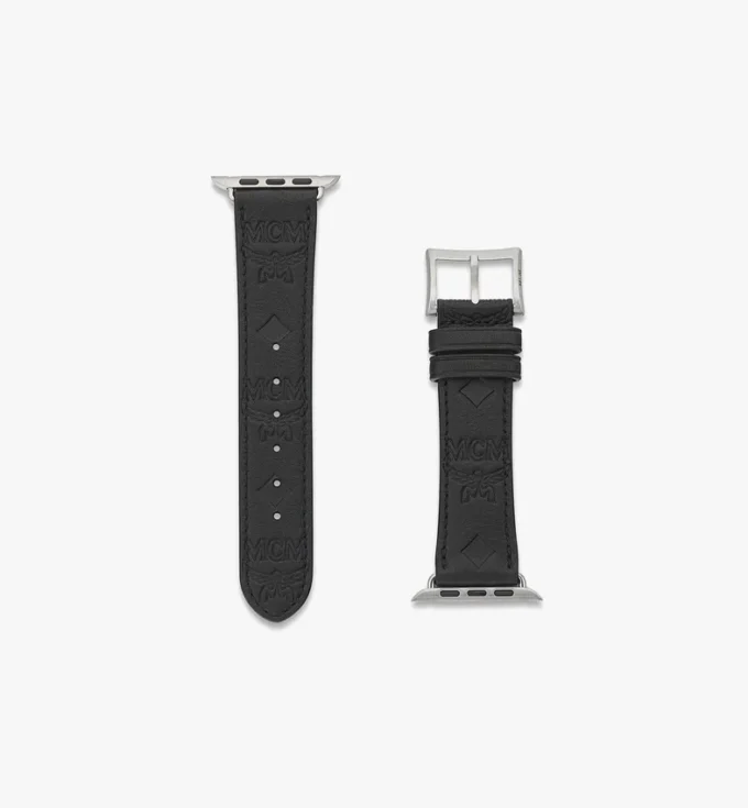 Bracelet Apple Watch 42-49 mm en cuir Monogram gaufré Bracelet Apple Watch 42-49 mm en cuir Monogram gaufré