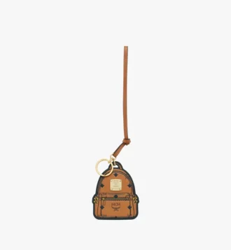 Breloque Stark Backpack 2D en cuir imprimé Monogram