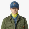 Casquette classique en jacquard denim Monogram Casquette classique en jacquard denim Monogram