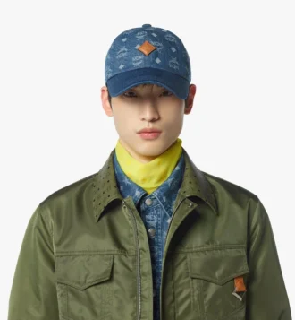 Casquette classique en jacquard denim Monogram Casquette classique en jacquard denim Monogram