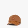 Casquette Diamond en coton et cuir imprimé Monogram Casquette Diamond en coton et cuir imprimé Monogram