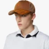 Casquette Diamond en coton et cuir imprimé Monogram Casquette Diamond en coton et cuir imprimé Monogram