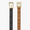 Ceinture réversible Aren de 3,3 cm en cuir Monogram gaufré Ceinture réversible Aren de 3,3 cm en cuir Monogram gaufré