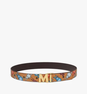Ceinture réversible Claus M 4,4 cm en Visetos Rabot