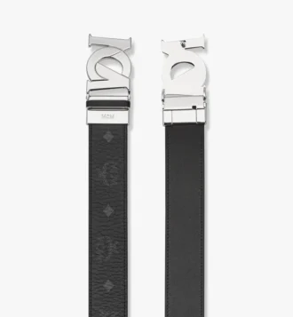Ceinture réversible M-Art 1,5&Prime; en Visetos