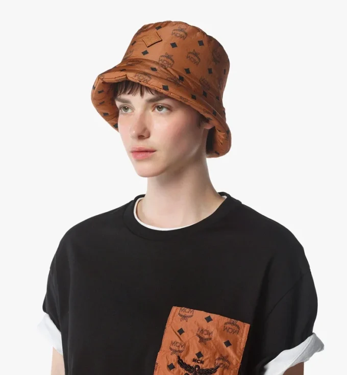 Chapeau de paille rembourré en Econyl® imprimé Monogram Chapeau de paille rembourré en Econyl® imprimé Monogram