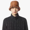 Chapeau de paille rembourré en Econyl® imprimé Monogram Chapeau de paille rembourré en Econyl® imprimé Monogram