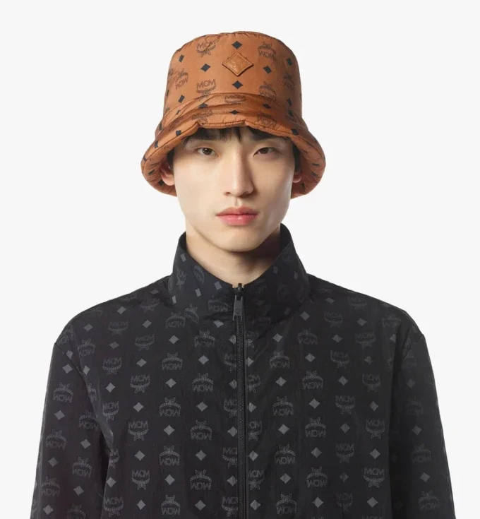Chapeau de paille rembourré en Econyl® imprimé Monogram Chapeau de paille rembourré en Econyl® imprimé Monogram
