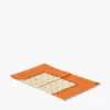 Écharpe en soie biologique avec monogramme en losanges Écharpe en soie biologique avec monogramme en losanges
