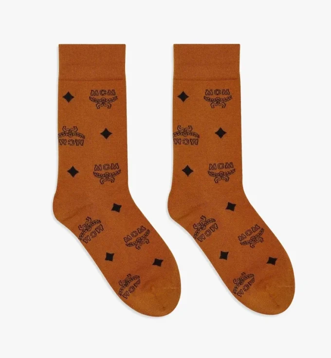Chaussettes en maille monogrammées