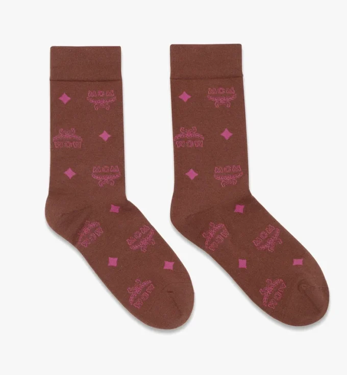 Chaussettes en maille monogrammées