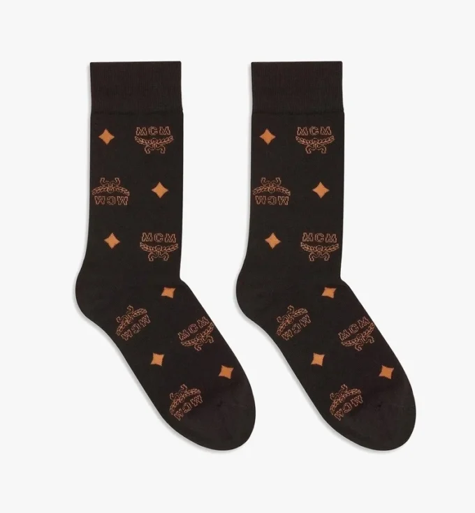 Chaussettes en maille monogrammées