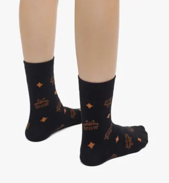 Chaussettes en maille monogrammées