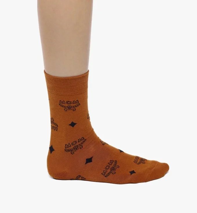 Chaussettes en maille monogrammées