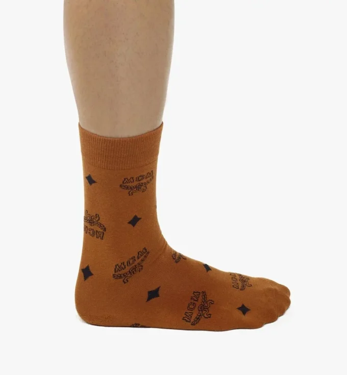 Chaussettes en maille monogrammées