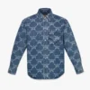 Chemise en denim à monogramme Lauretos