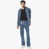 Chemise en denim à monogramme Lauretos