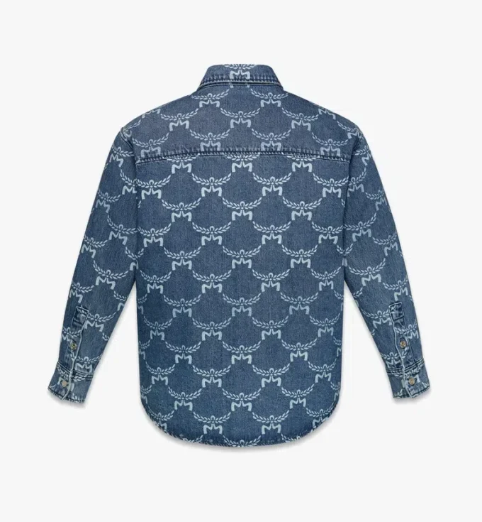 Chemise en denim à monogramme Lauretos