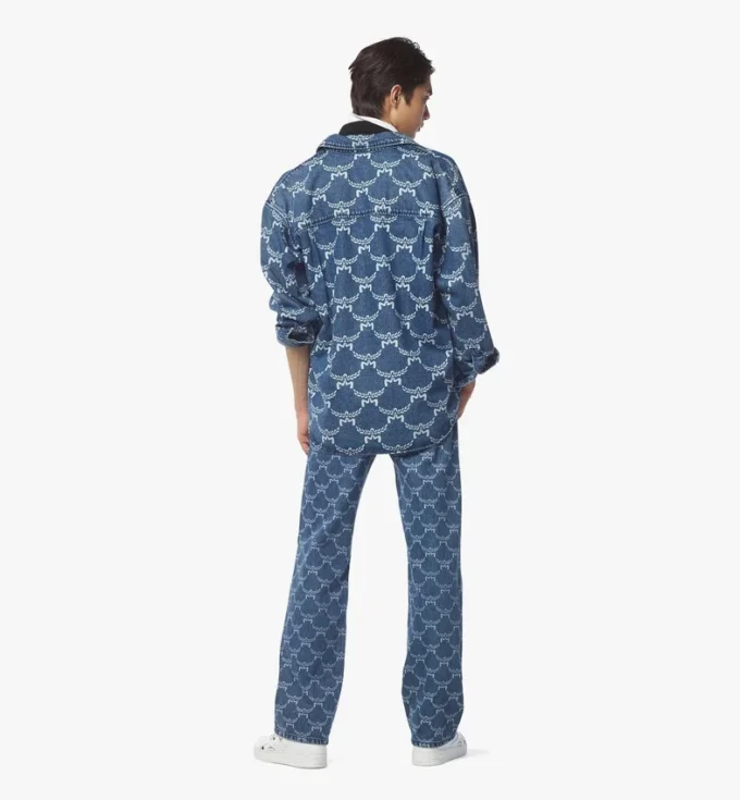 Chemise en denim à monogramme Lauretos