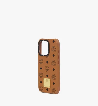 Coque iPhone 16 Pro MCM X Casetify en laiton Bioveg