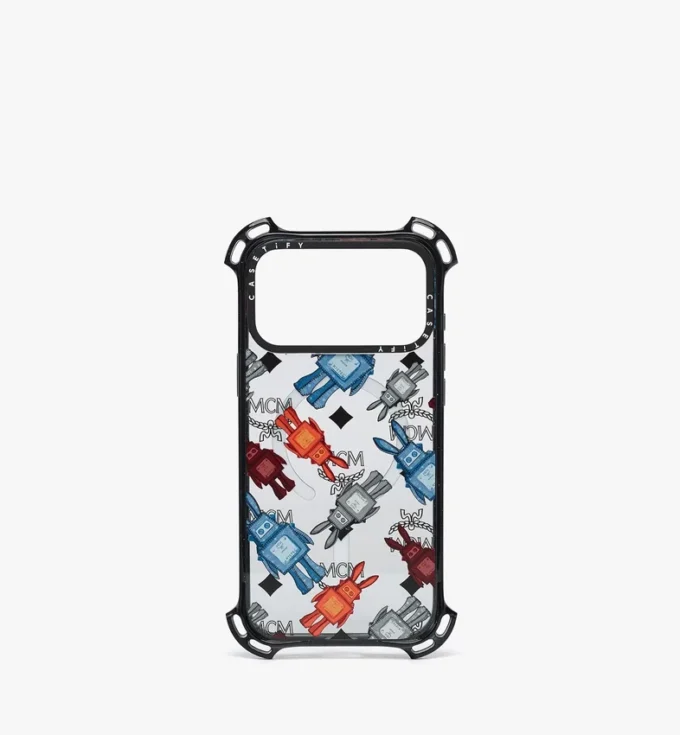 Coque iPhone 17 Pro Max MCM X Casetify Rabot Monogram Bounce Coque iPhone 17 Pro Max MCM X Casetify Rabot Monogram Bounce