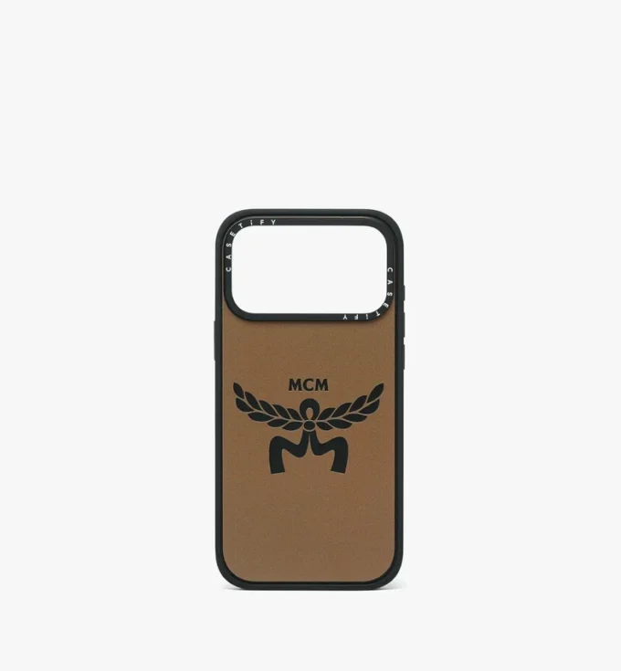 Coque pour iPhone 17 Pro Max MCM X Casetify Logo Impact Coque pour iPhone 17 Pro Max MCM X Casetify Logo Impact
