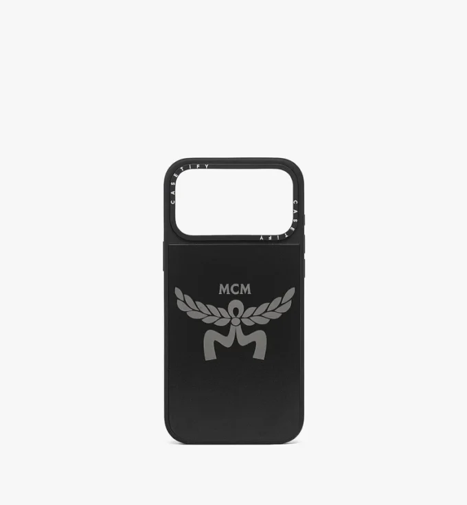 Coque pour iPhone 17 Pro Max MCM X Casetify Logo Impact Coque pour iPhone 17 Pro Max MCM X Casetify Logo Impact