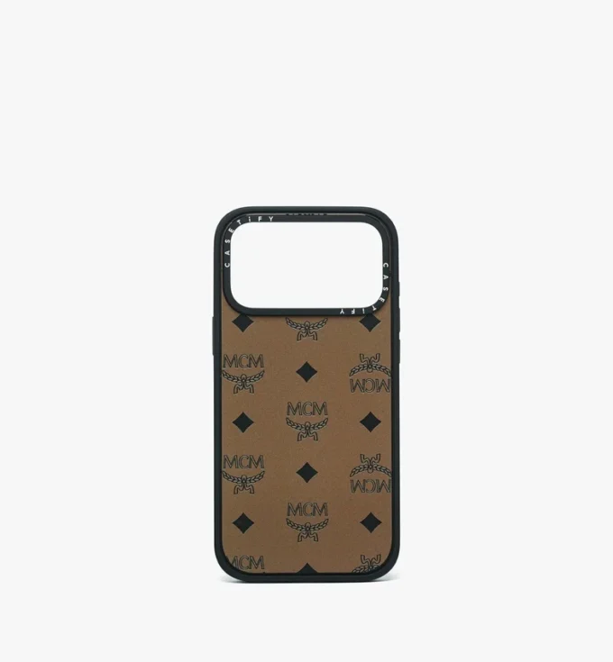 Coque pour iPhone 17 Pro Max MCM X Casetify Monogram Impact Coque pour iPhone 17 Pro Max MCM X Casetify Monogram Impact