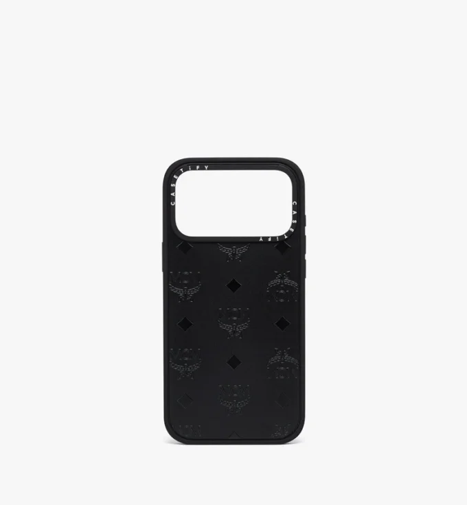 Coque pour iPhone 17 Pro Max MCM X Casetify Monogram Impact Coque pour iPhone 17 Pro Max MCM X Casetify Monogram Impact