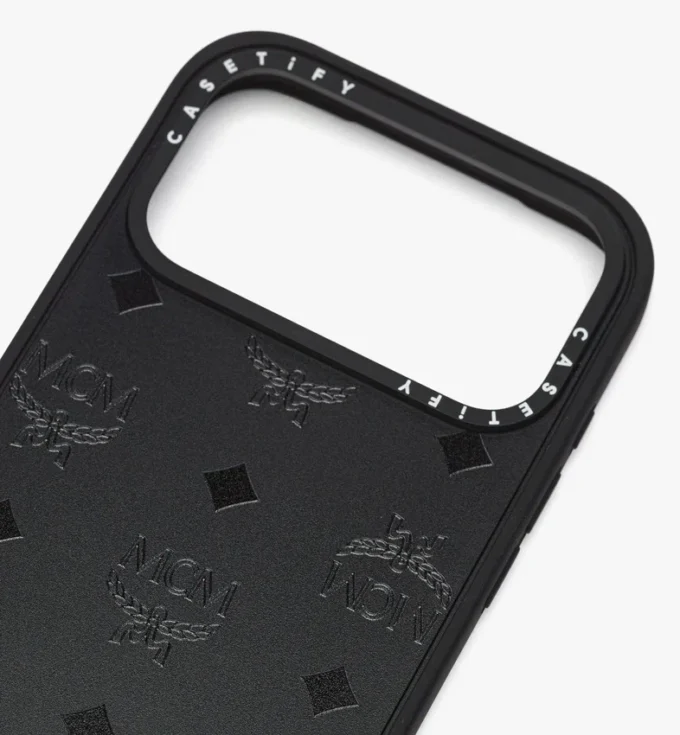 Coque pour iPhone 17 Pro Max MCM X Casetify Monogram Impact Coque pour iPhone 17 Pro Max MCM X Casetify Monogram Impact