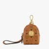 Distributeurs de sacs à crottes avec dragonne en cuir imprimé Monogram