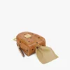Distributeurs de sacs à crottes avec dragonne en cuir imprimé Monogram
