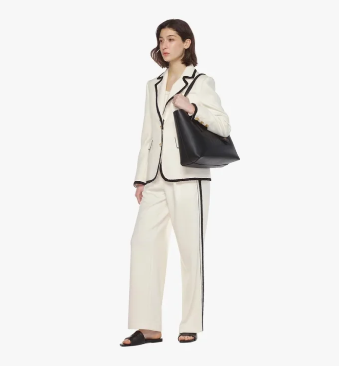 Himmel Shopper en cuir gaufré
