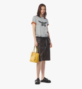 Himmel Shopper en cuir gaufré
