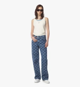 Jean en denim avec monogramme Lauretos