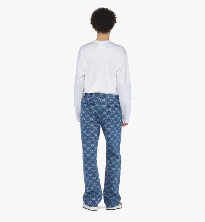 Jean en denim avec monogramme Lauretos