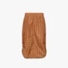 Jupe midi Monogram en nylon recyclé