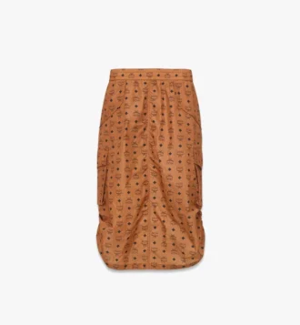 Jupe midi Monogram en nylon recyclé