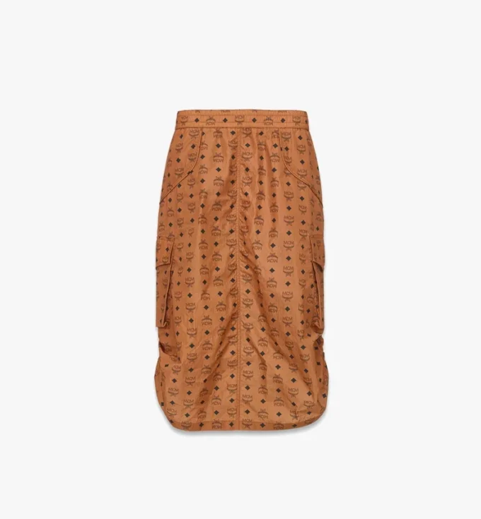 Jupe midi Monogram en nylon recyclé