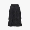 Jupe midi Monogram en nylon recyclé