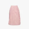Jupe midi Monogram en nylon recyclé