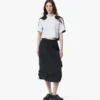 Jupe midi Monogram en nylon recyclé
